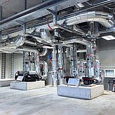 Foto von der Eröffnung des Heizwerks Memmingen-Benningen