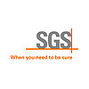 Firmenlogo "SGS Germany GmbH" mit Untertitel "When you need to be sure"