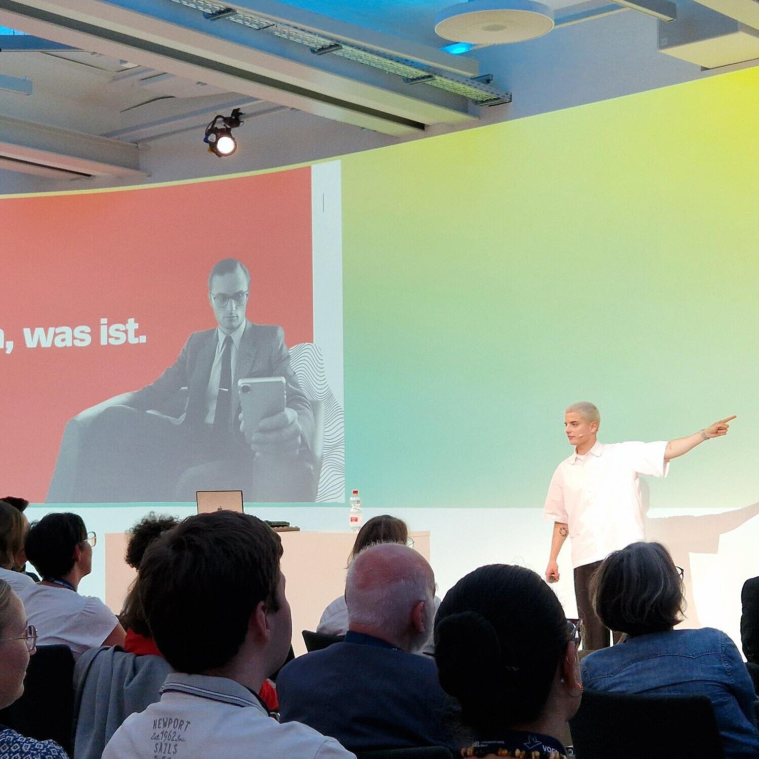 Bild von einem Vortrag auf der Transforming Media 2025