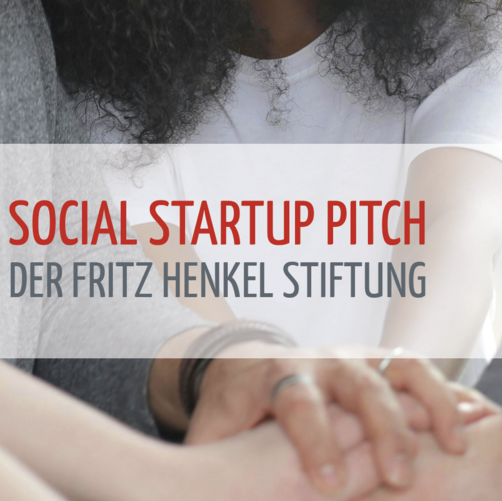 Banner von Social Startup Pitch Der Fritz Henkel Stiftung