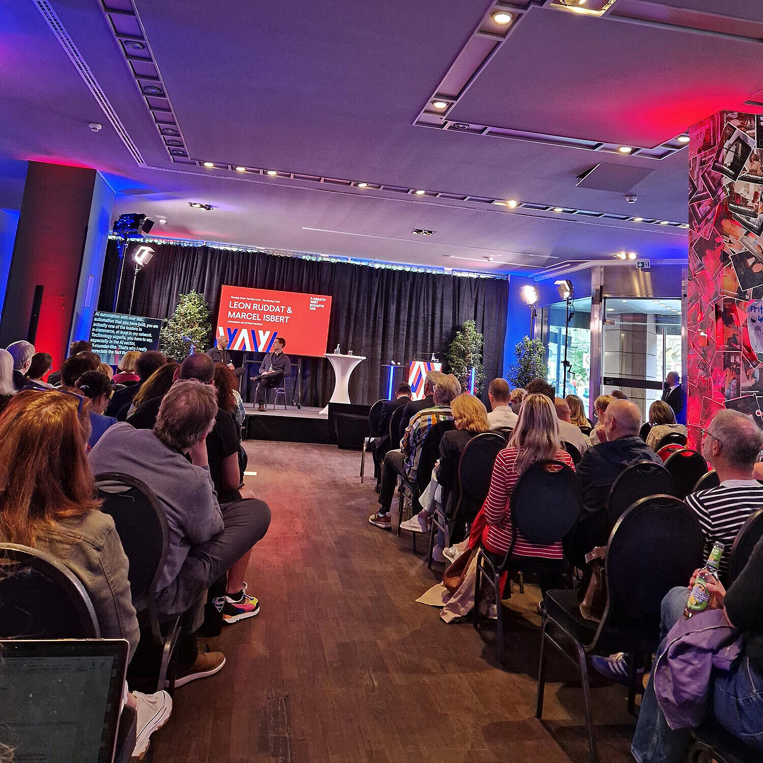 Podiumsdiskussion beim Kreativwirtschaftstag Hessen