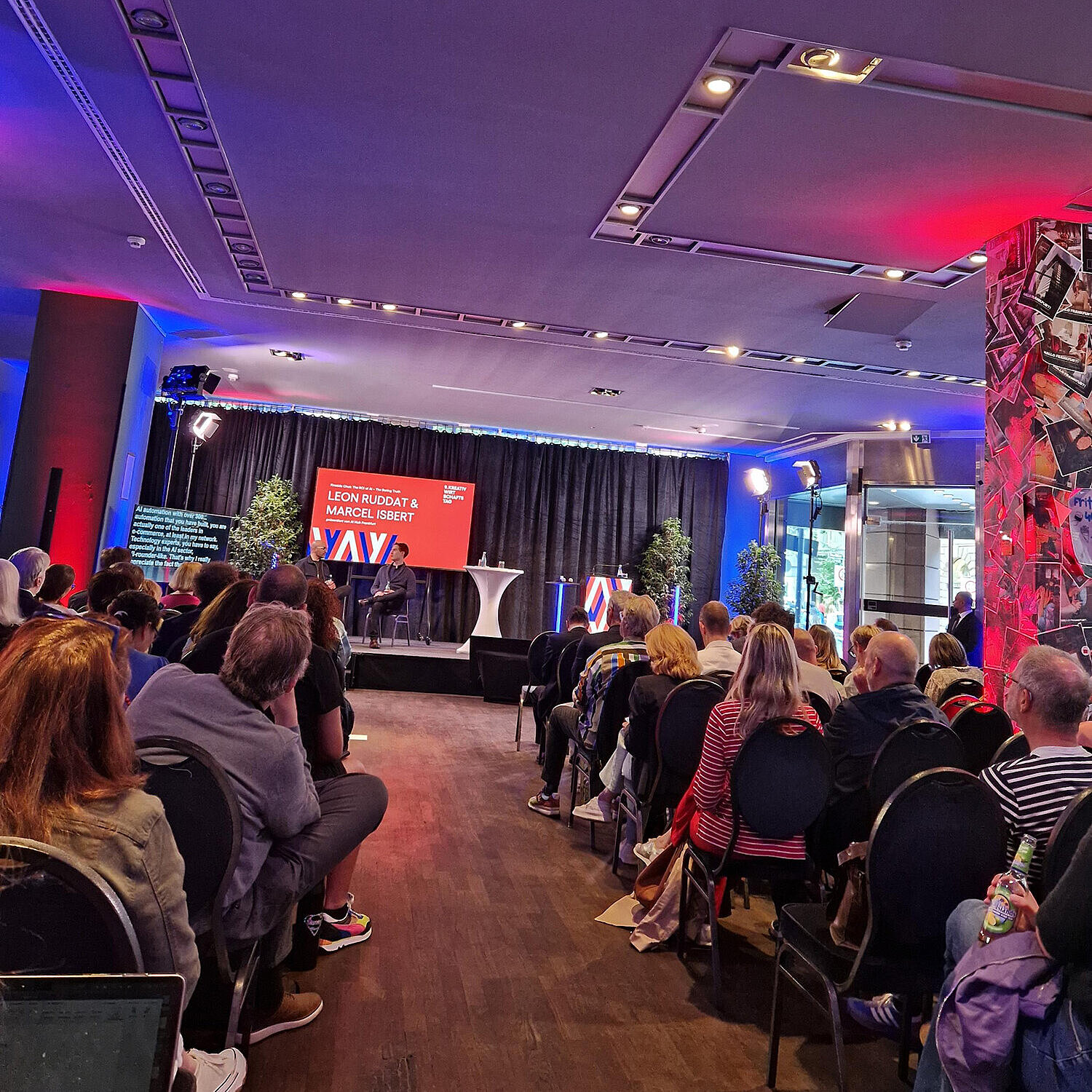 Podiumsdiskussion beim Kreativwirtschaftstag Hessen