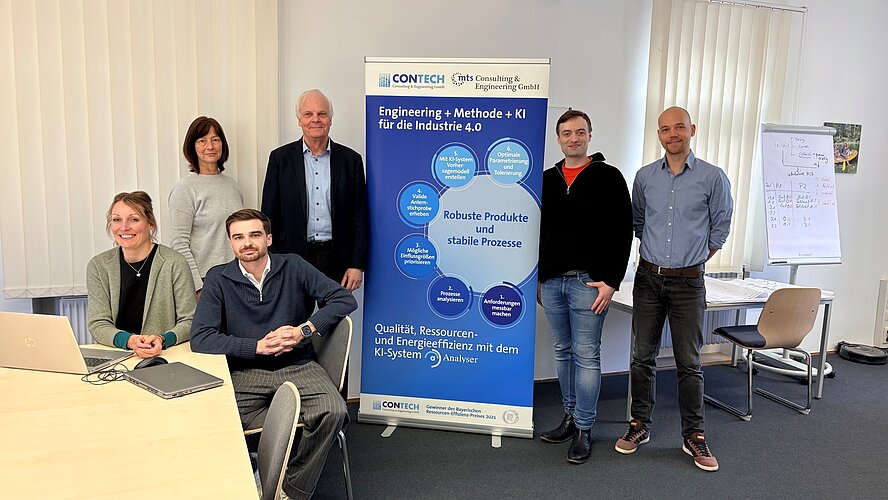 Unser Transformationslotse Sebastian Transiskus im Gespräch mit dem Team der Contech Software & Engineering GmbH