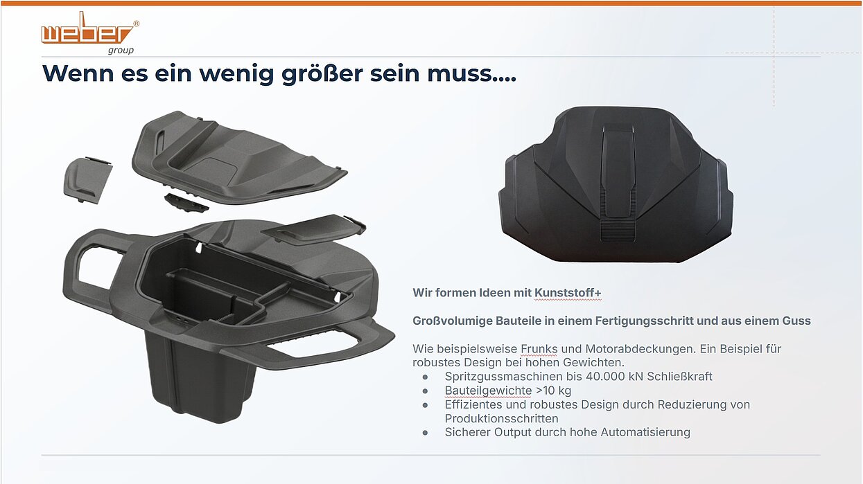 Großvolumiges Bauteil
