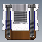 Verschlusskolben konventionell