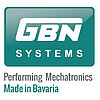 Logo GBN Systems mit Claim "Performing Mechatronics - Made in Bavaria"
