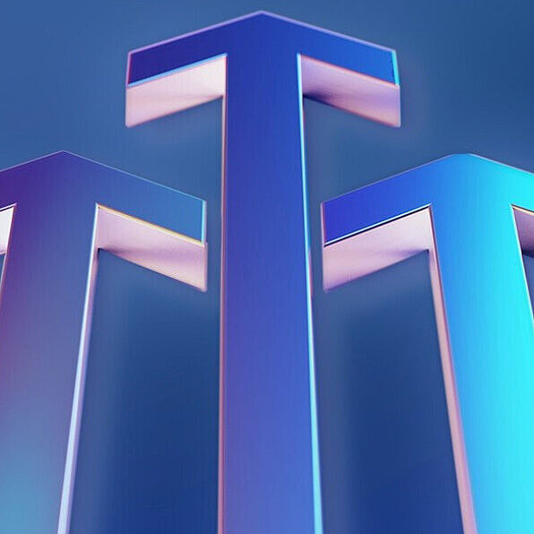 blaue Pfeile, die nach oben zeigen