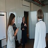 The Bayern Innovativ-Team before the Summit starts