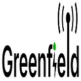 The Greenfield logo, wich shows the written name with lightning as an i and an antenna for an l.