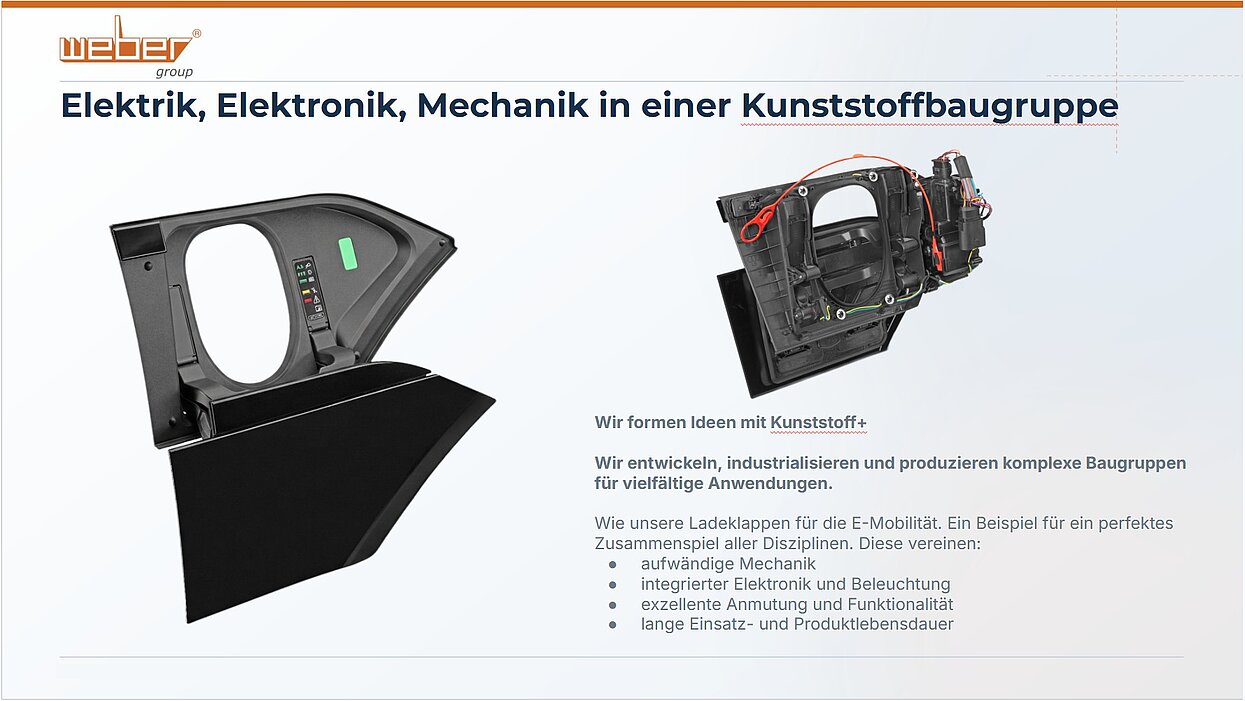 Elektrik, Elektronik, Mechanik Kunststoffbaugruppe