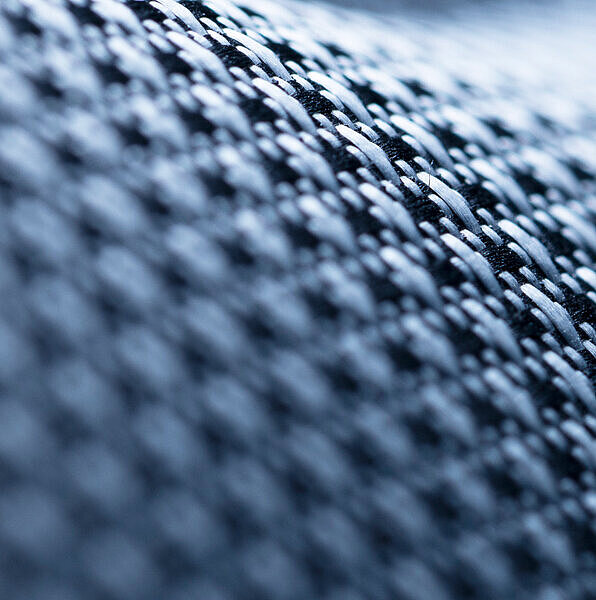 Textile Struktur in Nahaufnahme