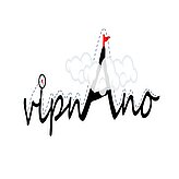 The Logo of vipnAno, wich shows the written word with a big A in the middle.