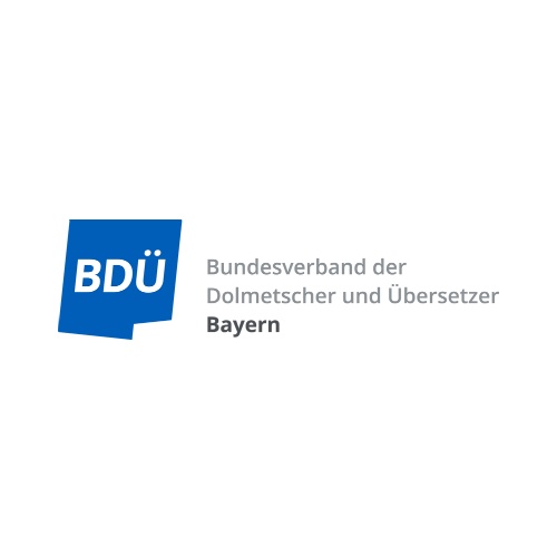 Bundesverband der Dolmetscher und Übersetzer (BDÜ) Landesverband Bayern e. V. Logo