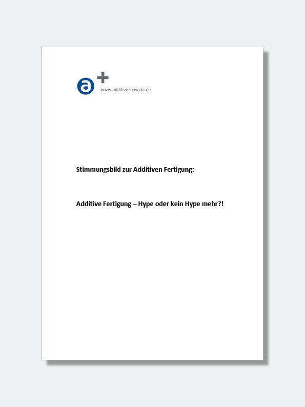 Whitepaper Stimmungsbild Additive Fertigung Titelbild