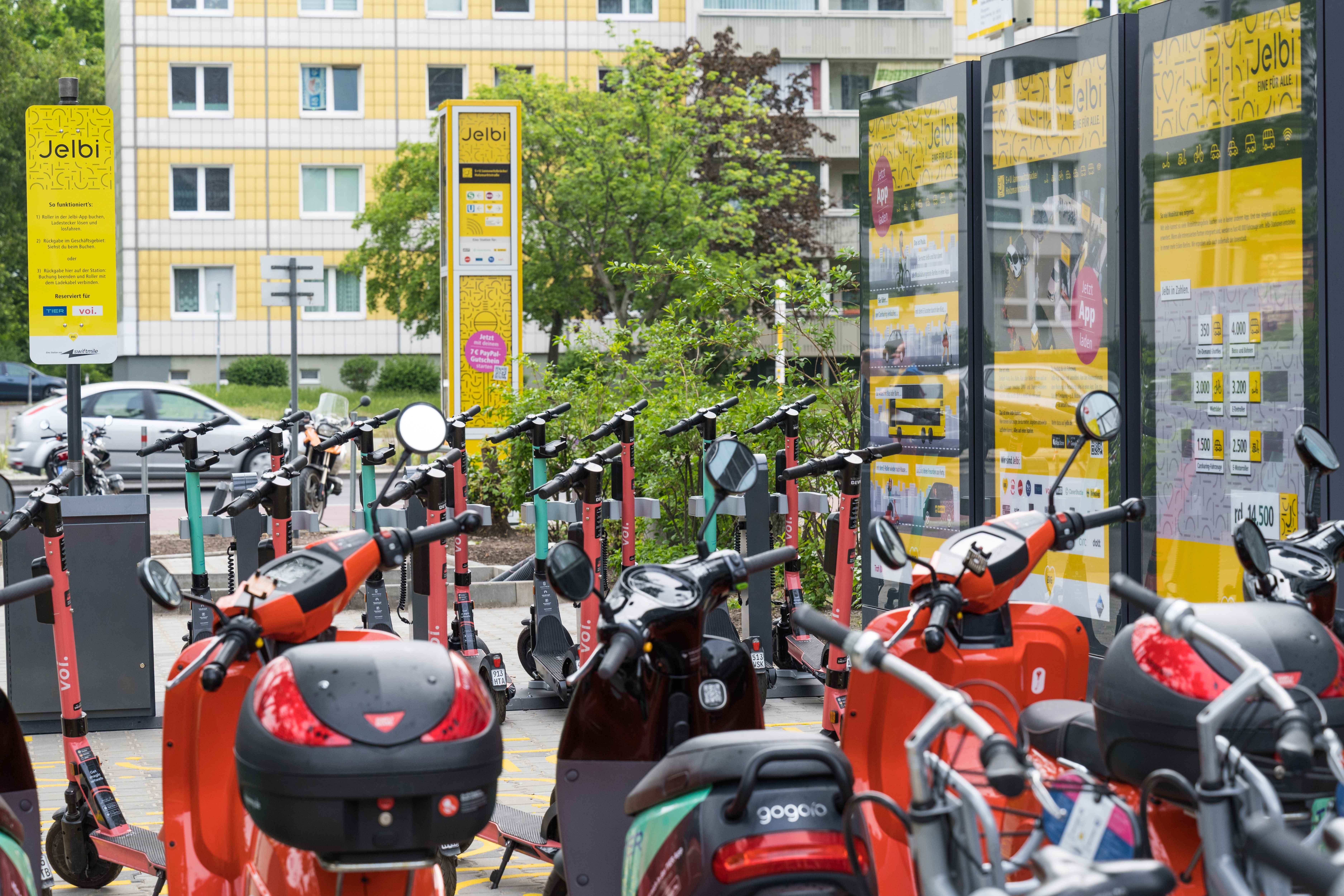 Mobilitätsstation in Berlin